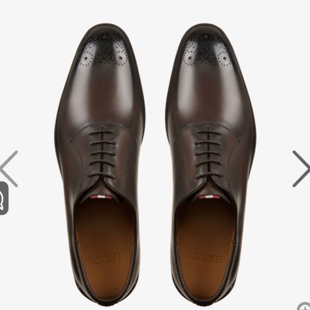 Bally Size 11 Redison Men’s Oxford Shoes